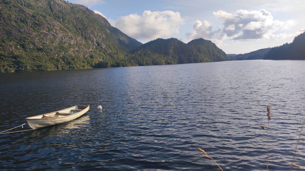 See mit Boot in Norwegen