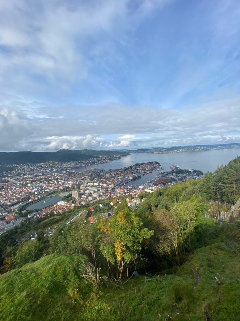 Bergen von oben
